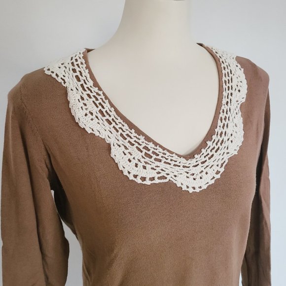 Refashioned Vintage Button Cuffed Sweater (M/L) - Picture 5 of 7